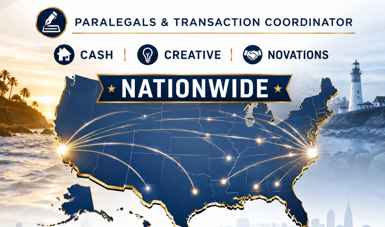 Coast2Coast — nationwide coverage map with cash, creative, and novation transaction support